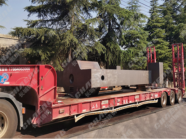 5件單重70噸的軋機牌坊近期陸續發貨