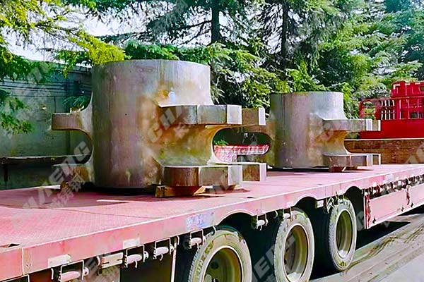 5件25噸舵柄鑄鋼件成功發貨！