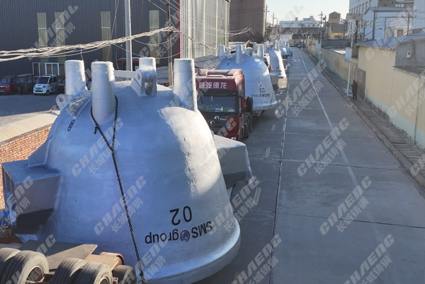 長城鑄鋼新年發貨忙——直擊千噸渣罐大型發貨現場